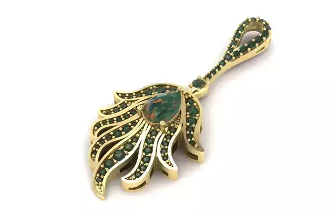 Jewelry Pendant 3D model 3D model