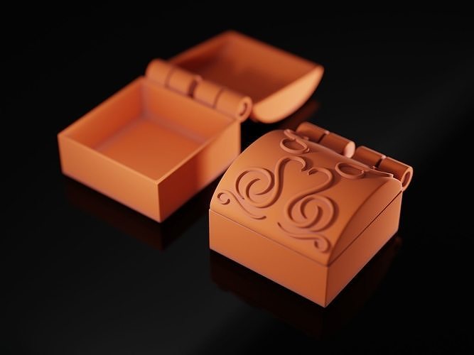 Elegant Jewelry Case - Printer Ready 3D print model