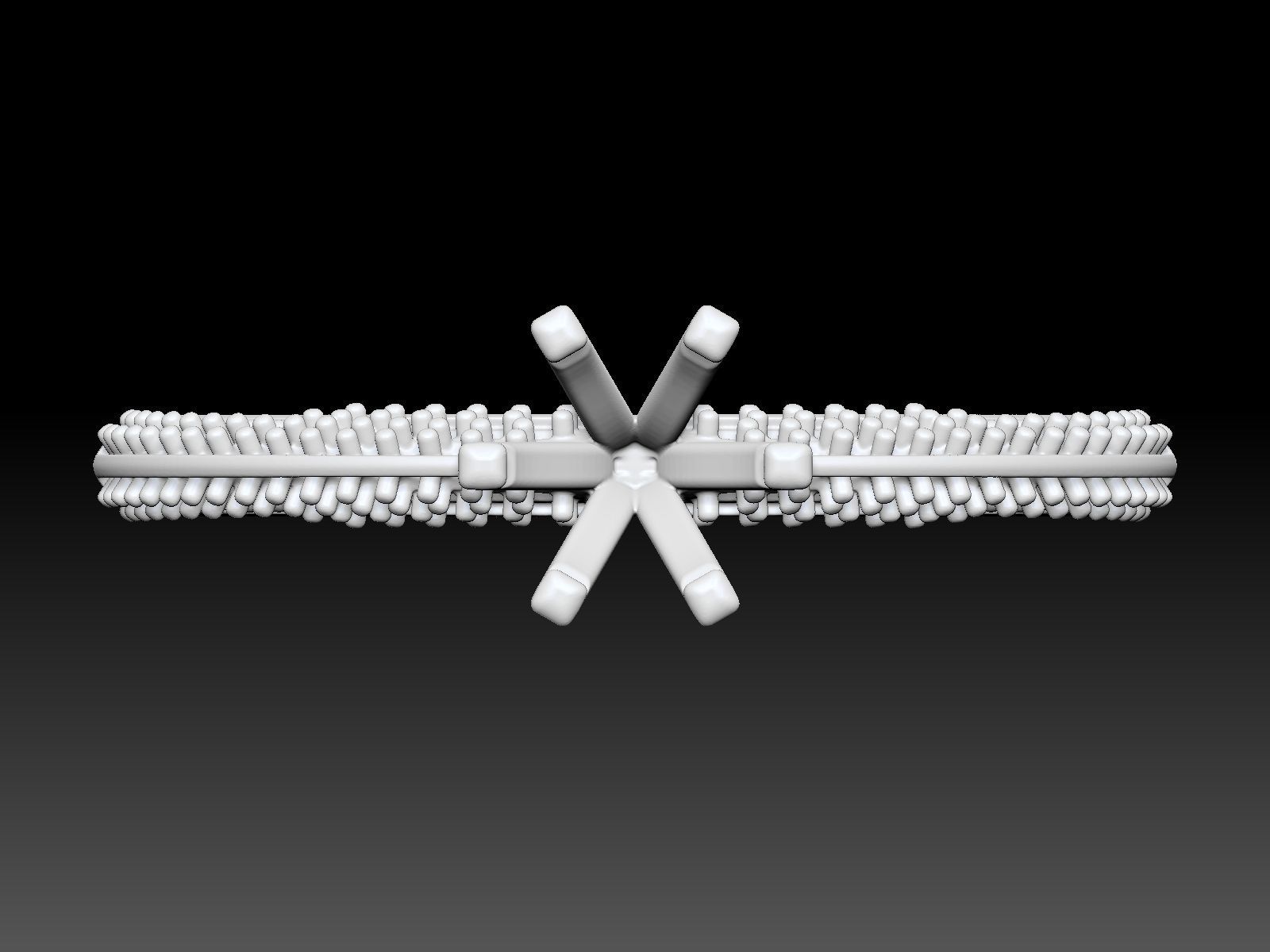 Solitaire Ring 3D print model_6