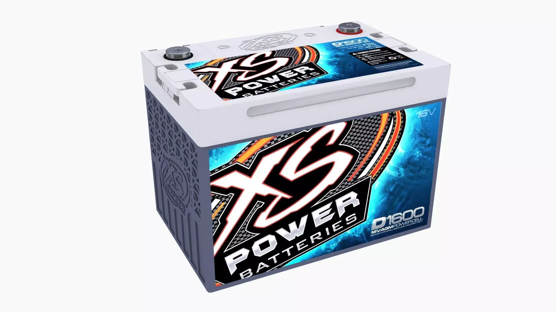 XS Power D1600 Battery Low-poly 3D model