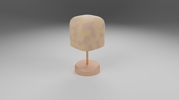 Simple Lamp Low-poly 3D model