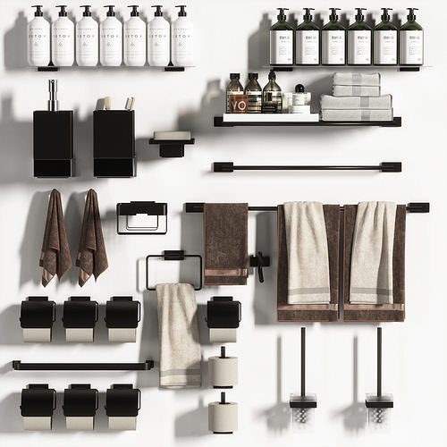 Bathroom Accessories Vol02 3D model