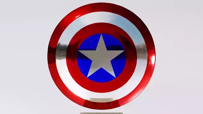 Captain Americas Shield 3D model