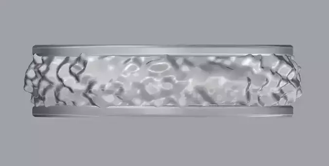 925 Sterling Silver Texture Ring Jewelry