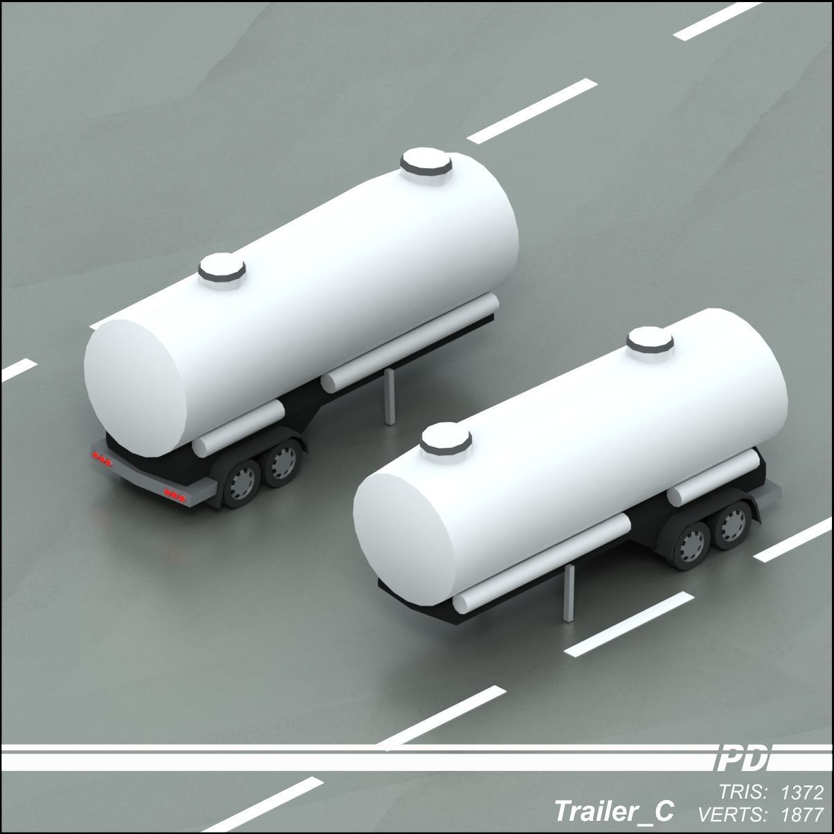 Stylized lowpoly vehicle pack with interior Low-poly 3D model Low-poly 3D model_20