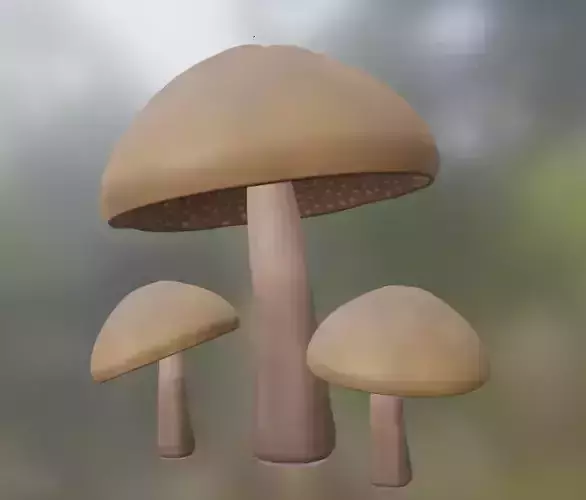 3 Default Mushroom