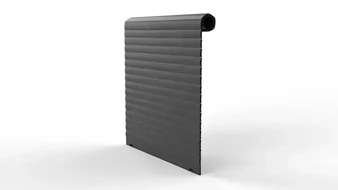 Shutter wall panel 3D model