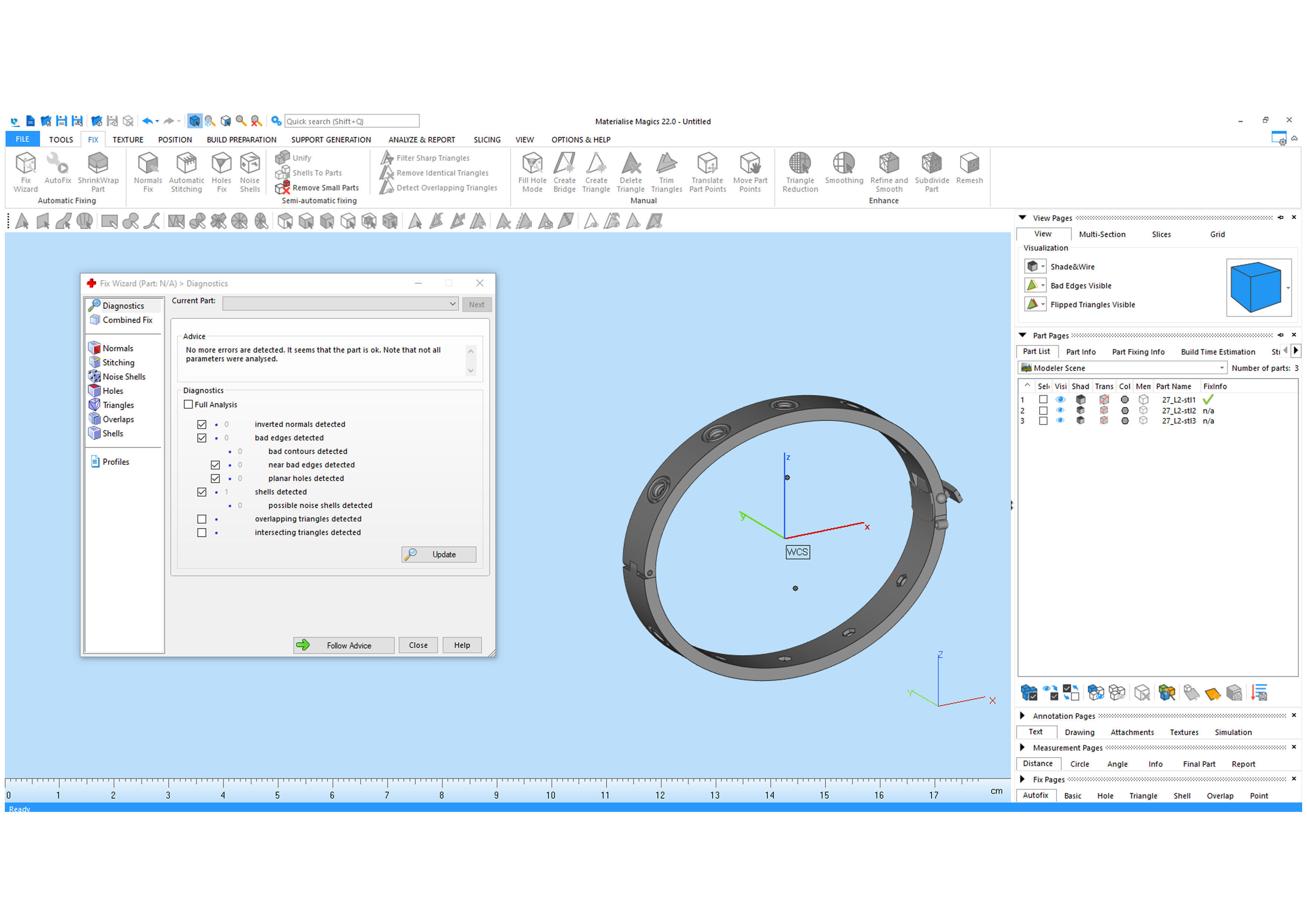 Bracelet with Diamonds 3D print model_14