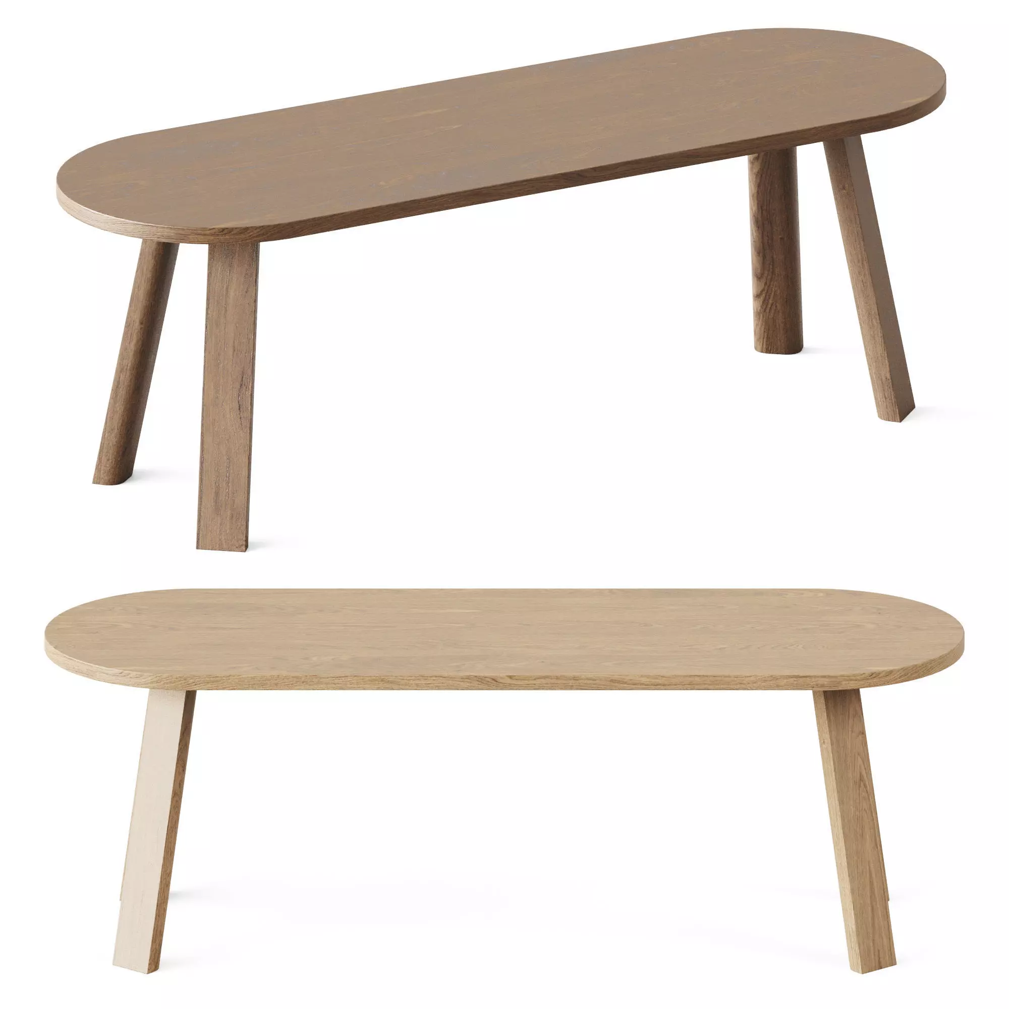 Side Table Large BuzziMilk by BuzziSpace 3D model_0