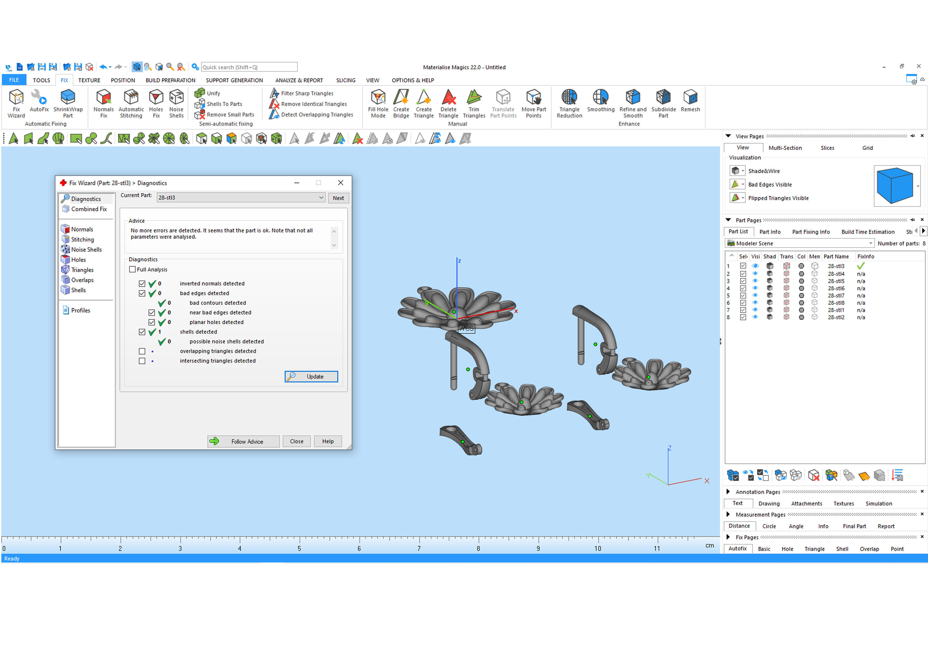 Flower pendant with earrings 3D print model_13