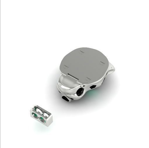 761 Insert for bracelet Panther 3D print model_3