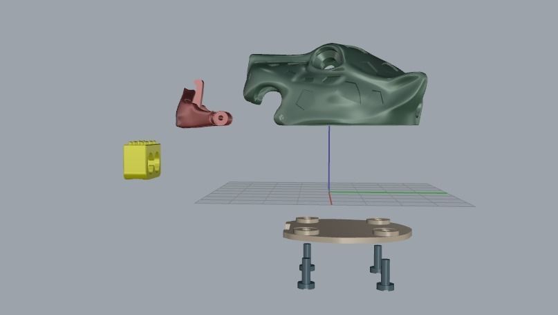 761 Insert for bracelet Panther 3D print model_11