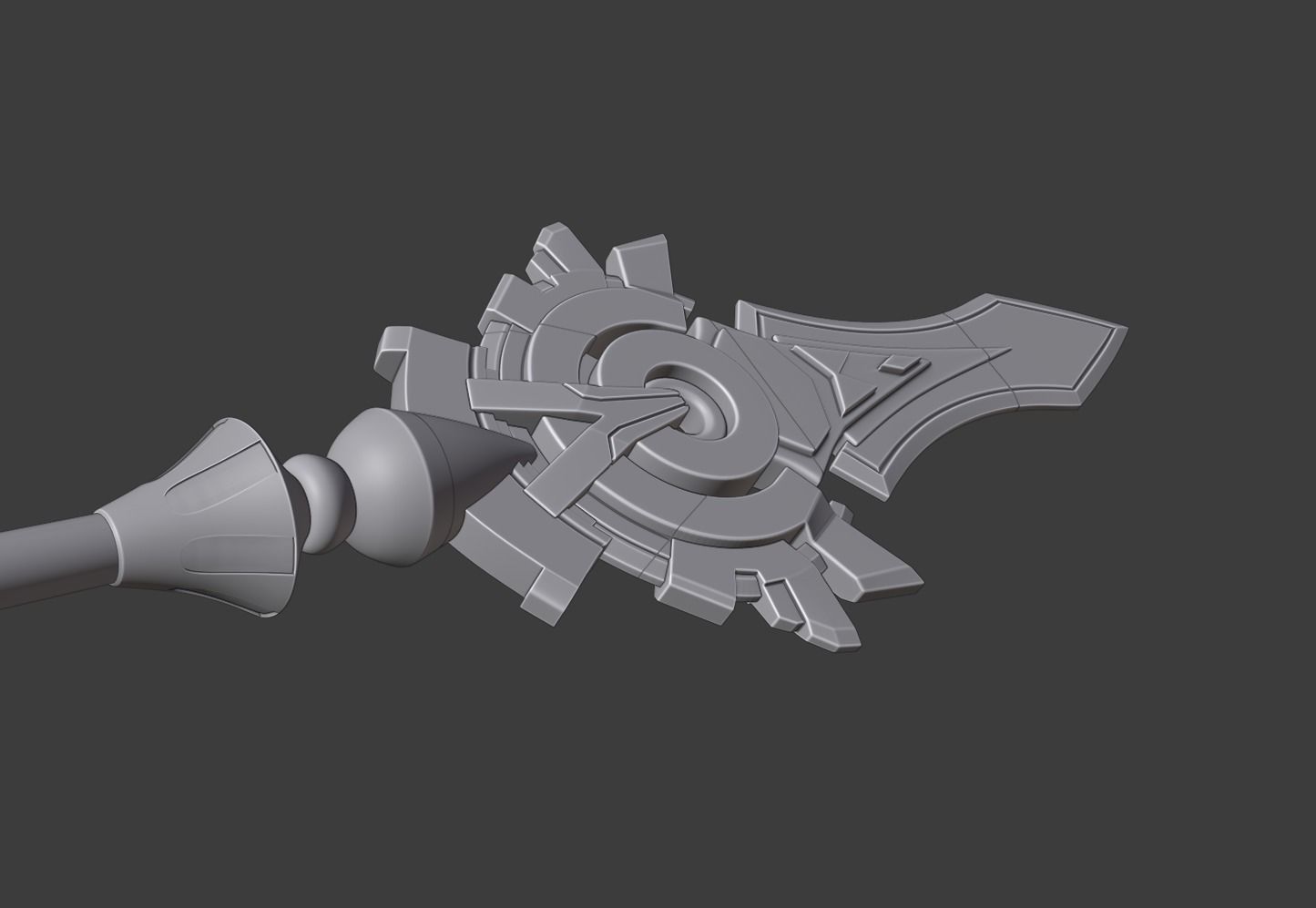 Skyward Spine - STL - Genshin Impact 3D print model_5