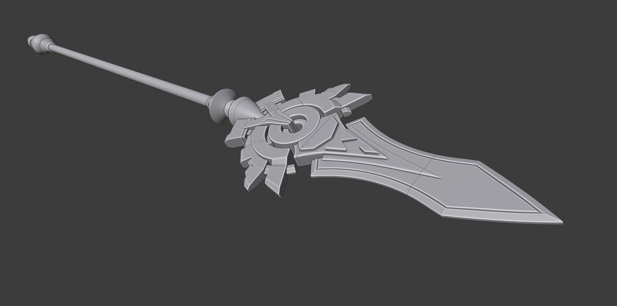 Skyward Spine - STL - Genshin Impact 3D print model_6