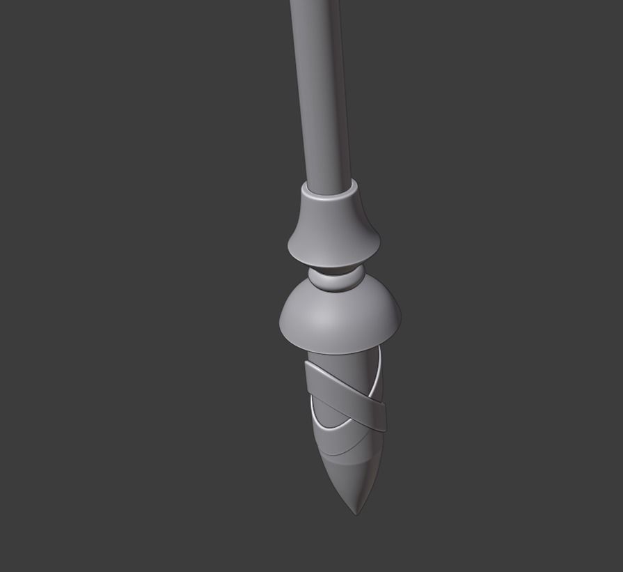 Skyward Spine - STL - Genshin Impact 3D print model_8