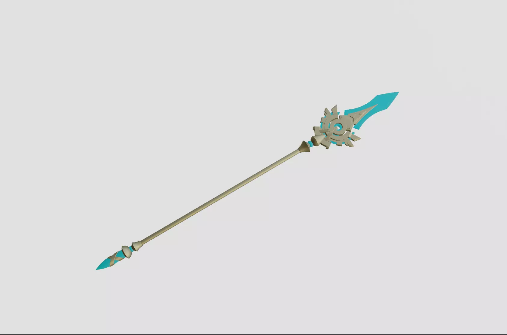 Skyward Spine - STL - Genshin Impact 3D print model_0