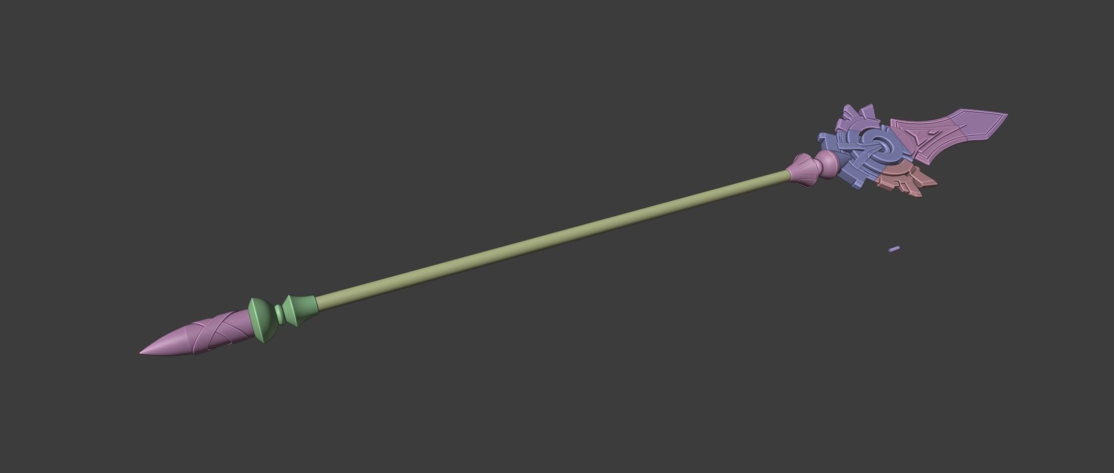 Skyward Spine - STL - Genshin Impact 3D print model_1