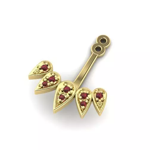 Earrings 753 3D print model_0