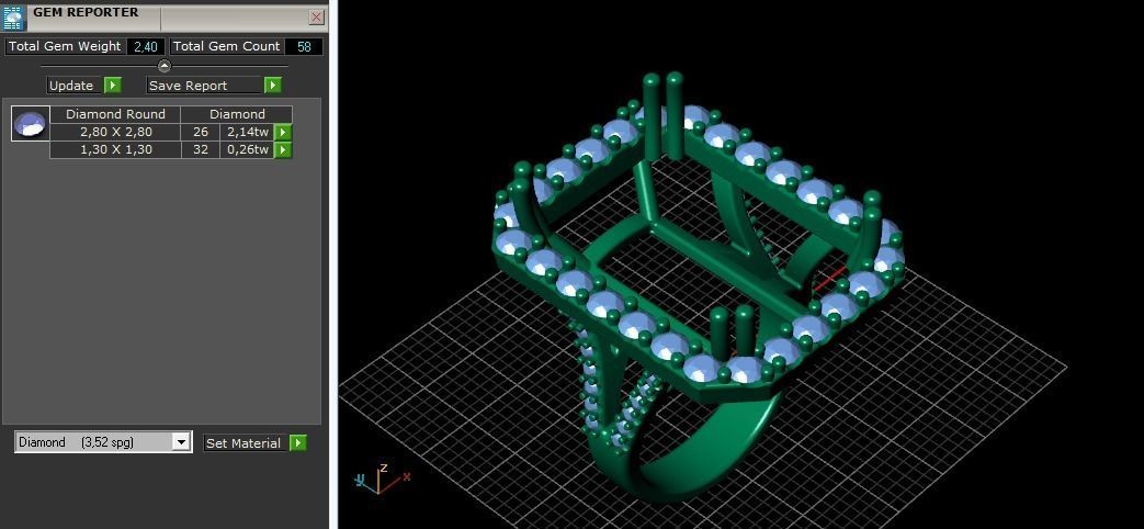 Ring 746 3D print model_3