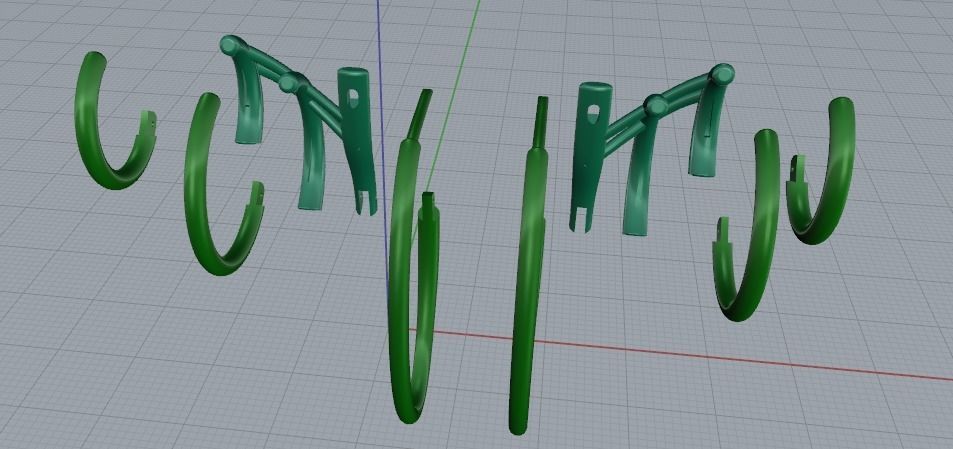 Earrings 741 3D print model_5