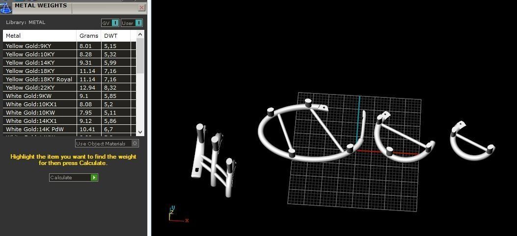 Earrings 741 3D print model_2