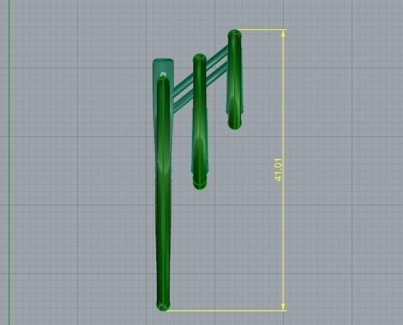 Earrings 741 3D print model_4