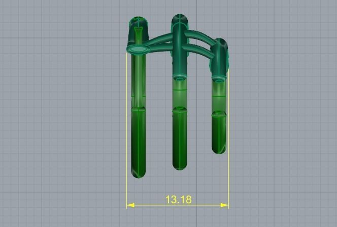 Earrings 741 3D print model_3