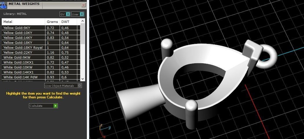 Pendants 4 sizes 730 3D print model_5