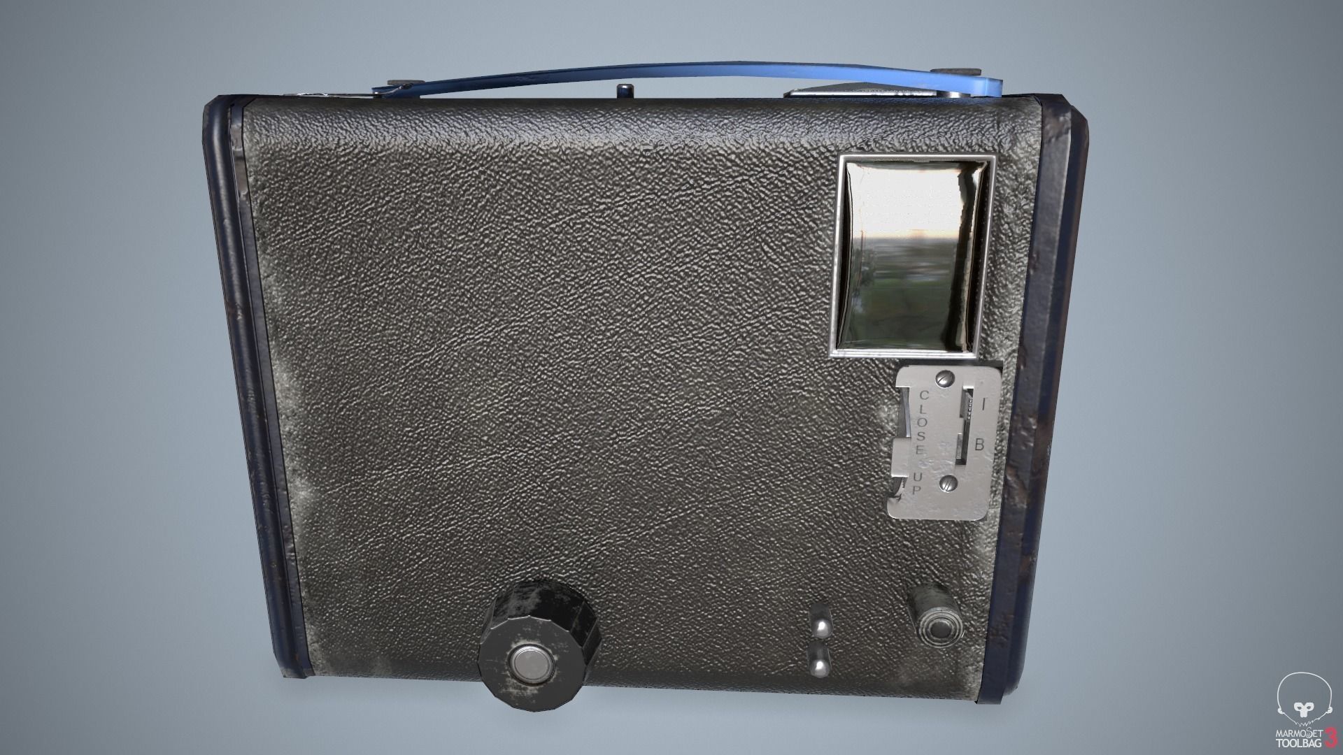 Vintage Brownie Camera Low-poly 3D model_5