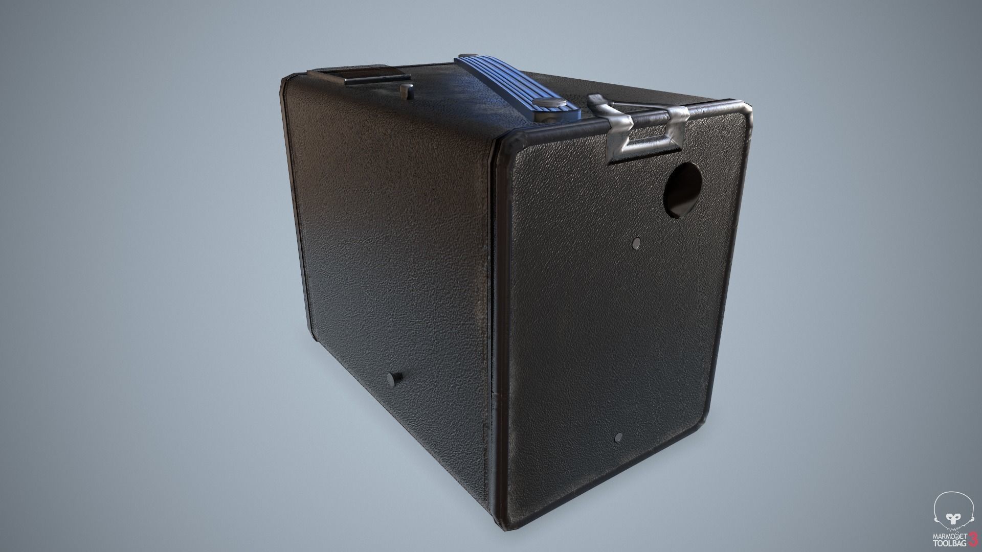 Vintage Brownie Camera Low-poly 3D model_4
