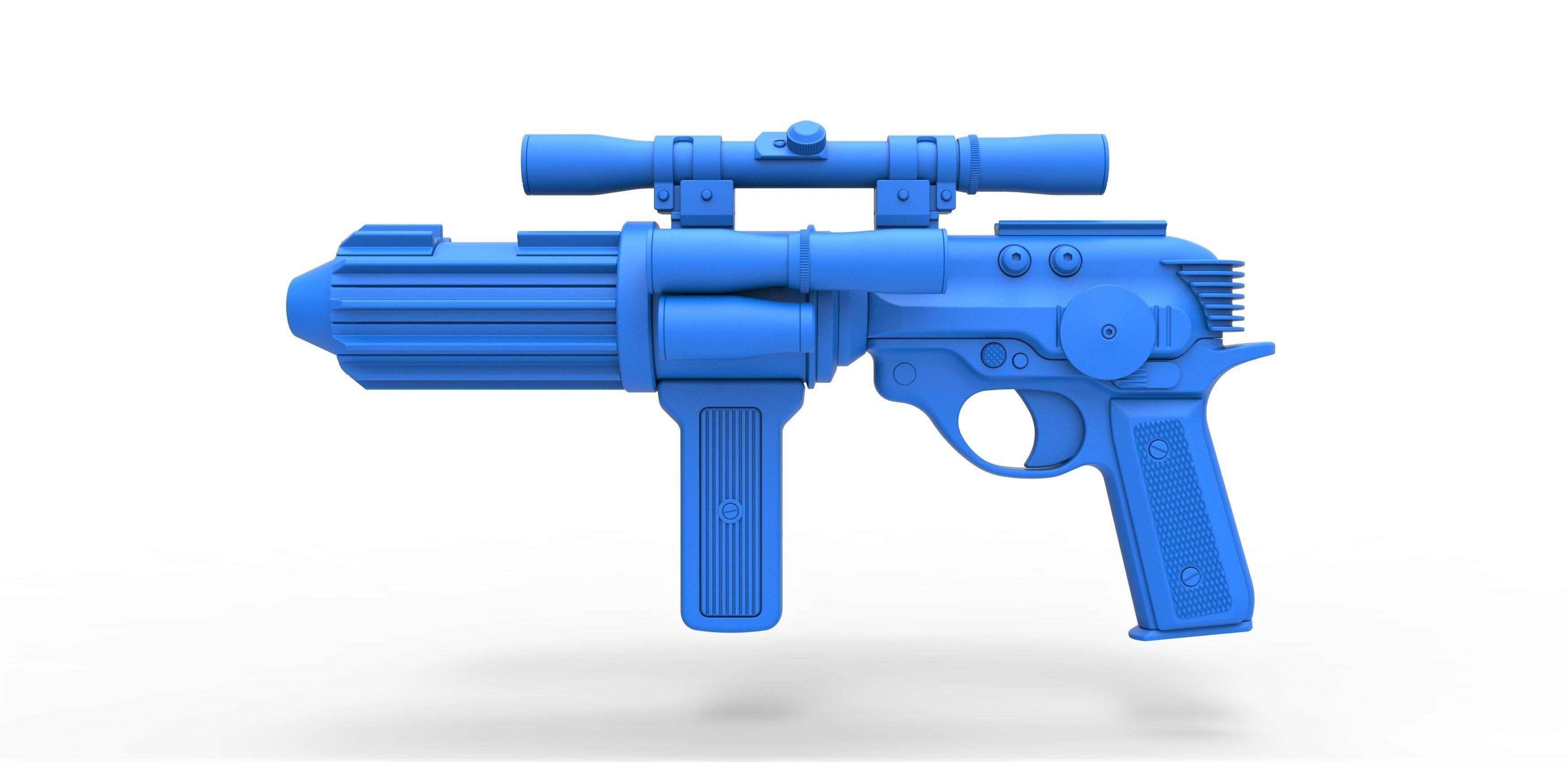 Carbine Rifle EE-4 from the game Star Wars Battlefront 3D model_17