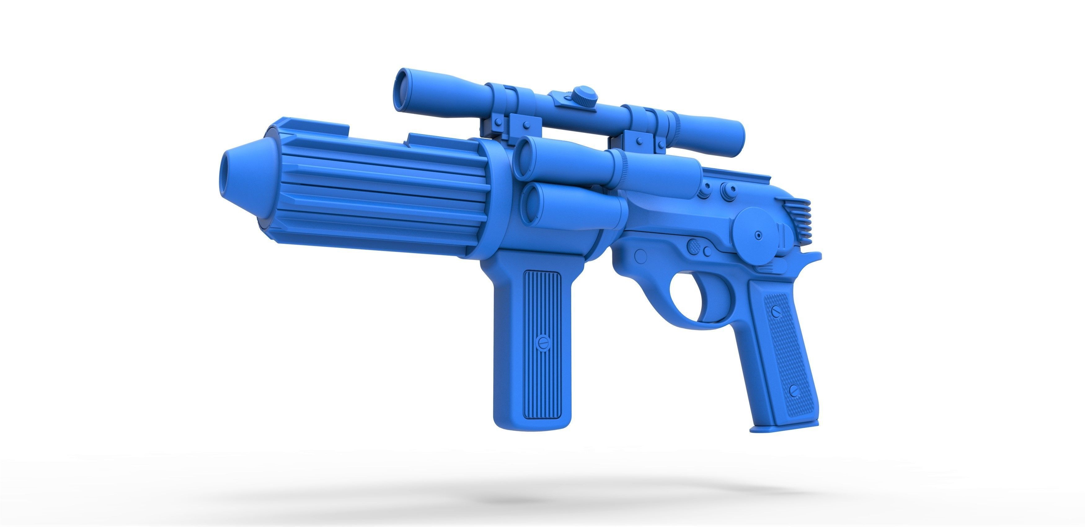 Carbine Rifle EE-4 from the game Star Wars Battlefront 3D model_13