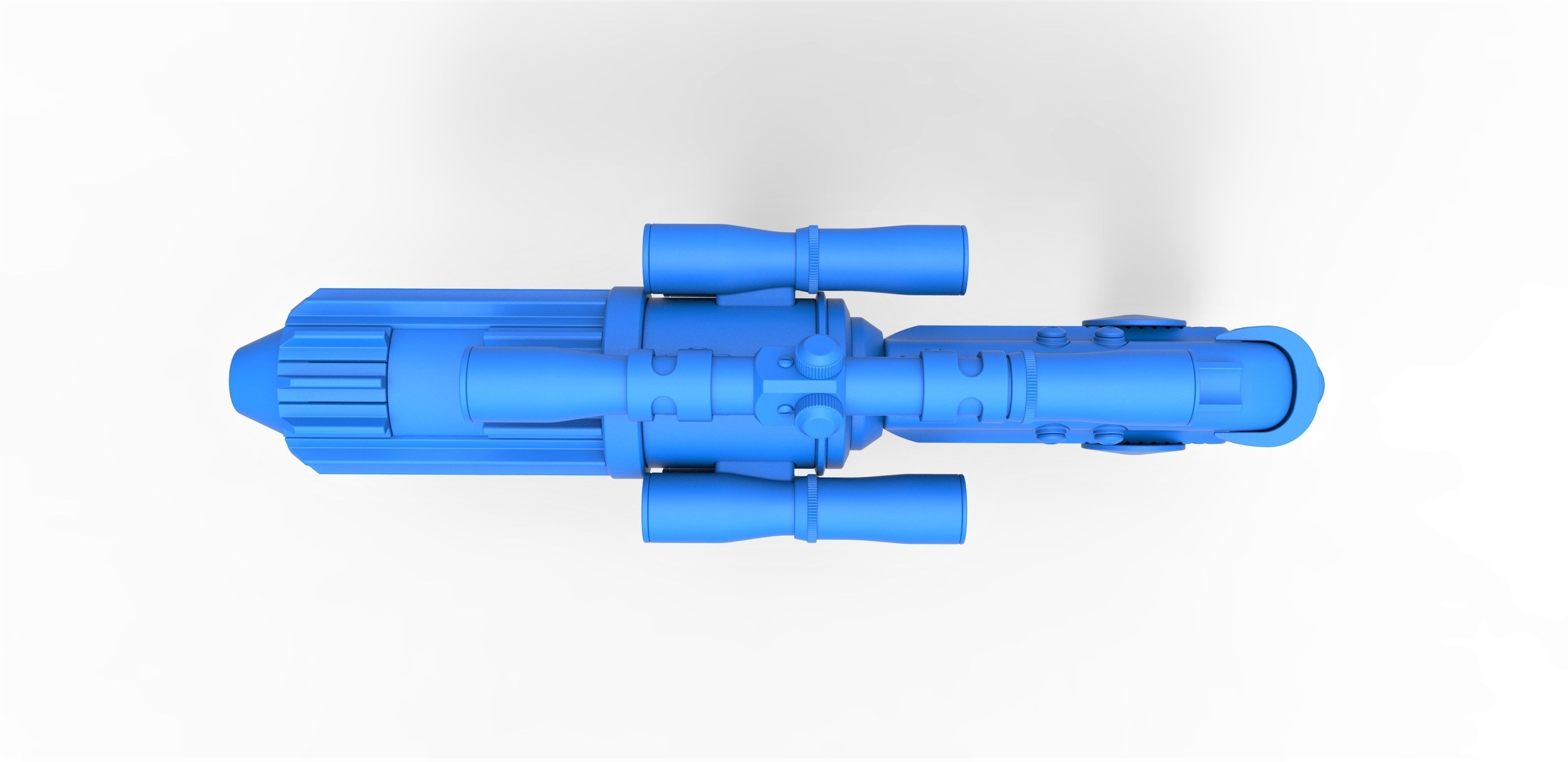 Carbine Rifle EE-4 from the game Star Wars Battlefront 3D model_19