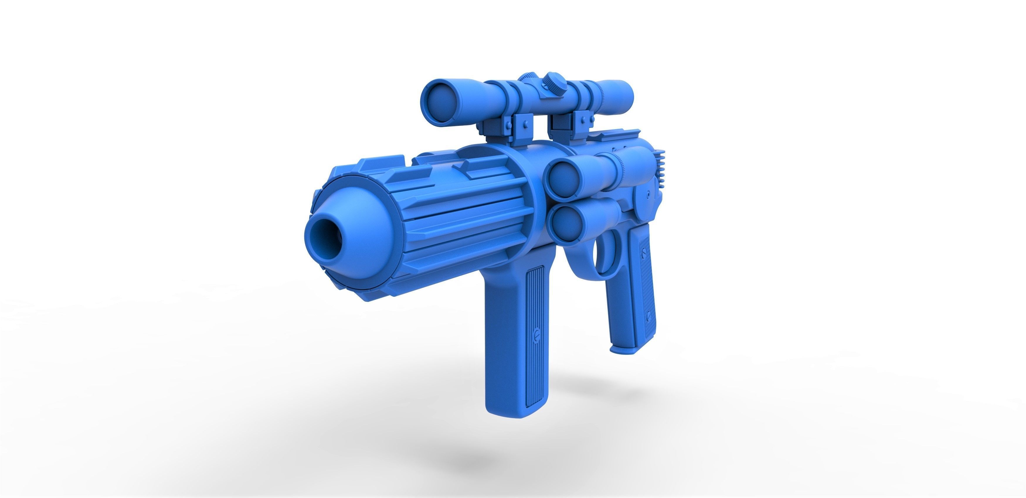 Carbine Rifle EE-4 from the game Star Wars Battlefront 3D model_14