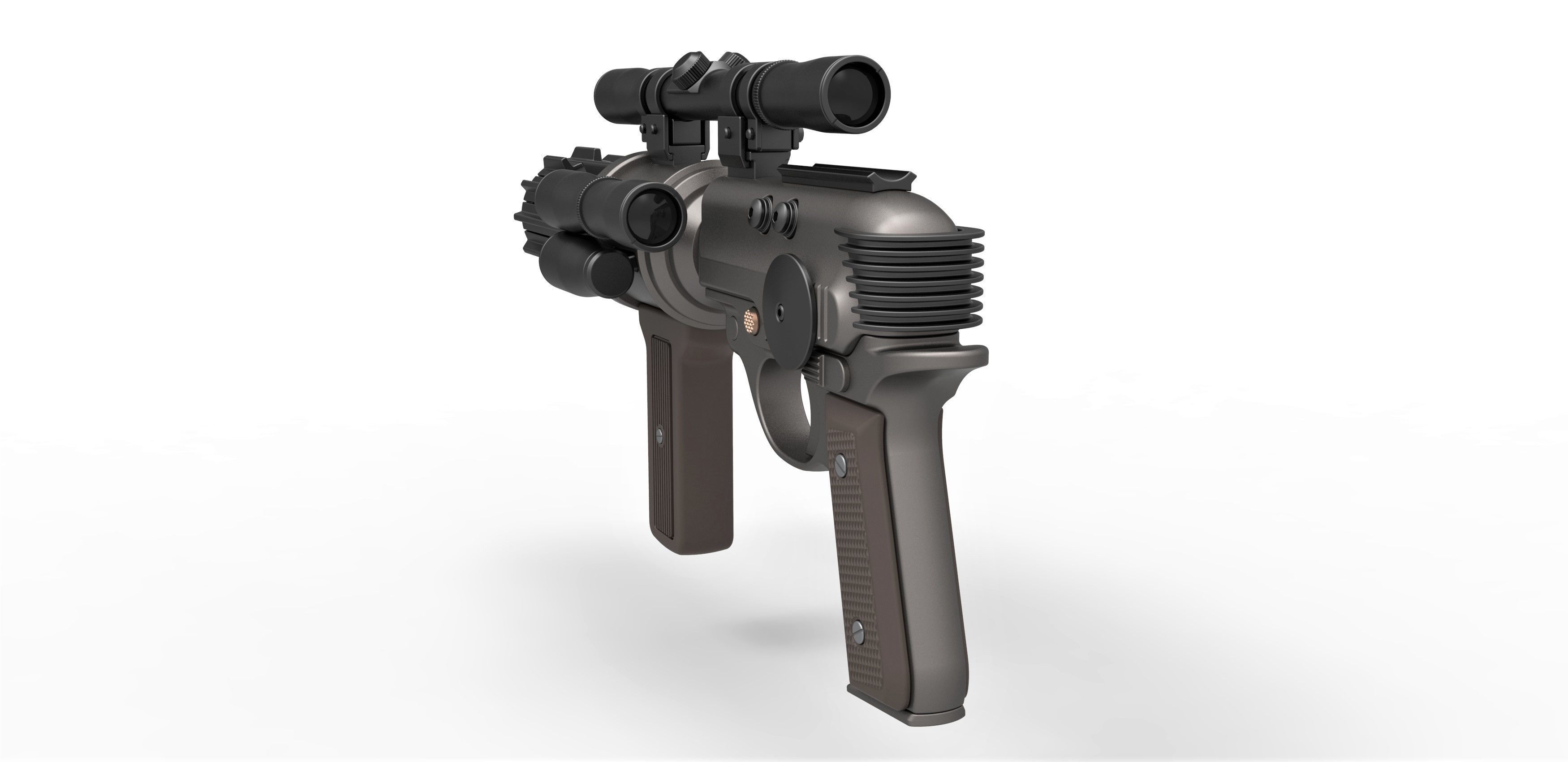 Carbine Rifle EE-4 from the game Star Wars Battlefront 3D model_10