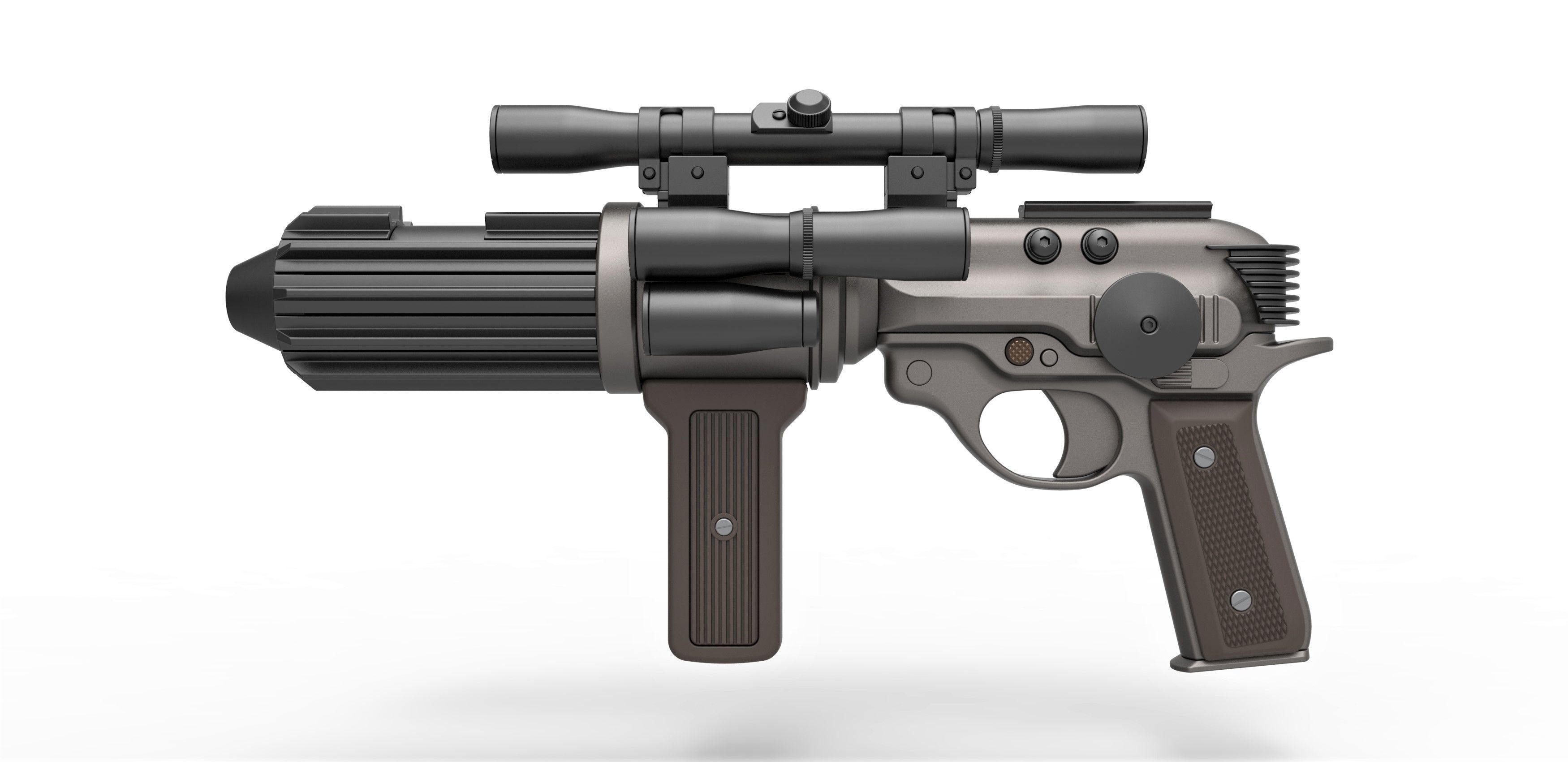 Carbine Rifle EE-4 from the game Star Wars Battlefront 3D model_6