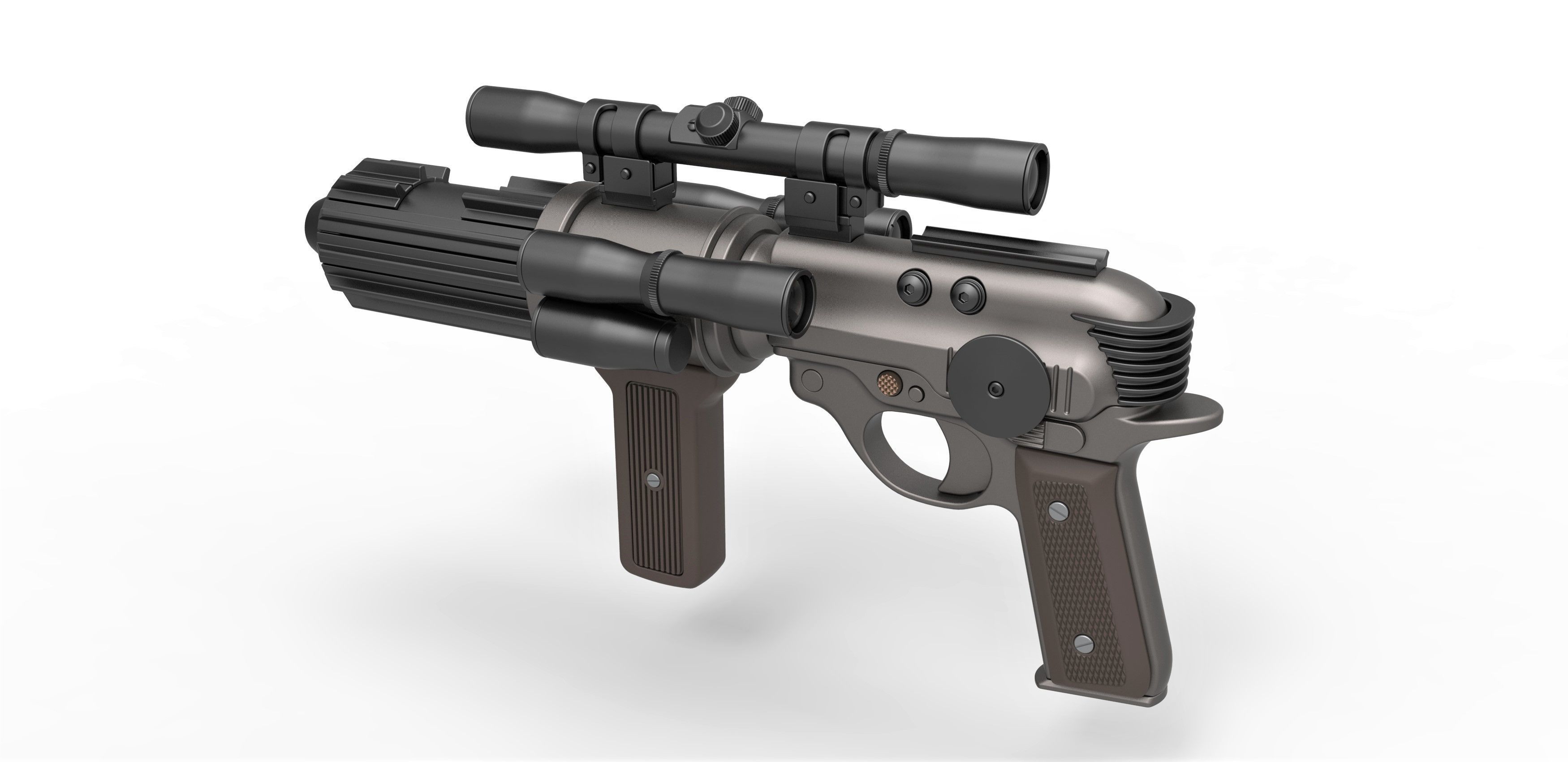 Carbine Rifle EE-4 from the game Star Wars Battlefront 3D model_9