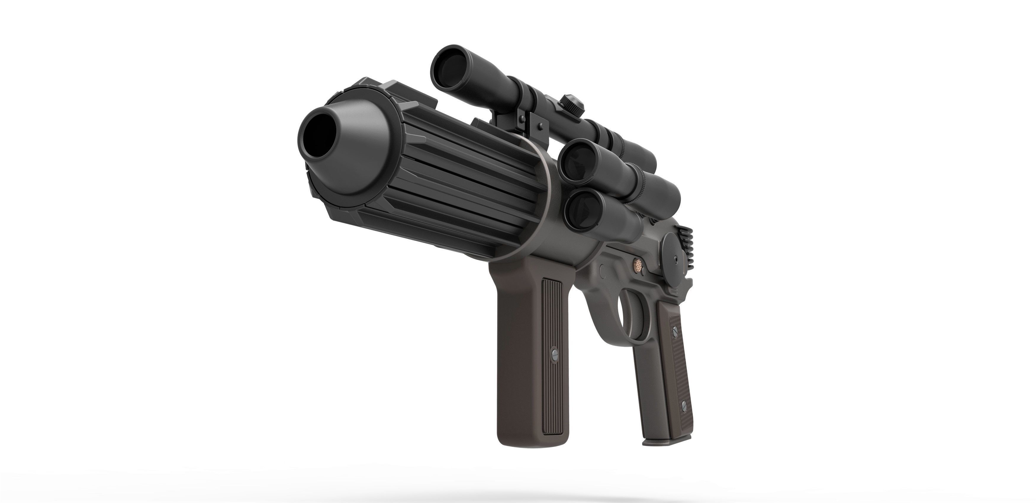 Carbine Rifle EE-4 from the game Star Wars Battlefront 3D model_4