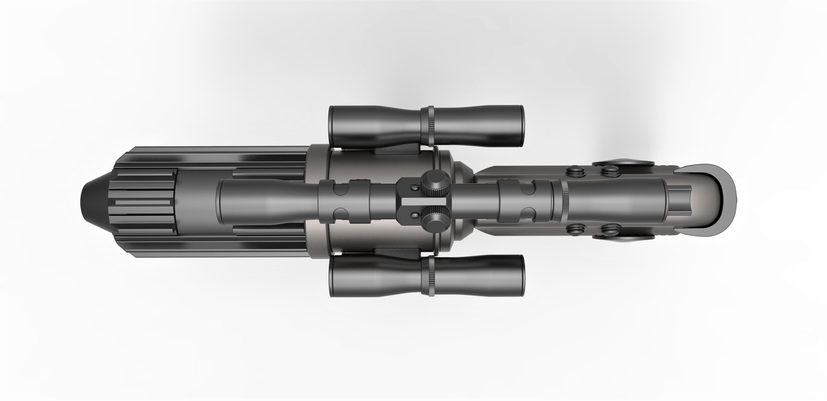 Carbine Rifle EE-4 from the game Star Wars Battlefront 3D model_8
