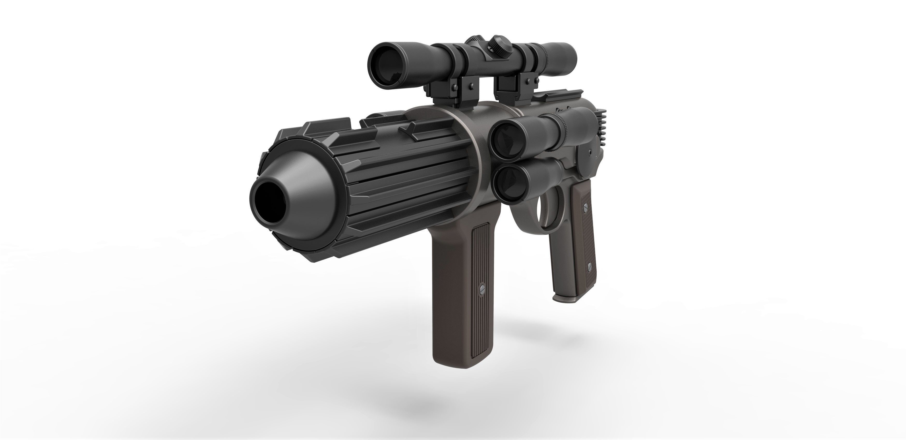 Carbine Rifle EE-4 from the game Star Wars Battlefront 3D model_3