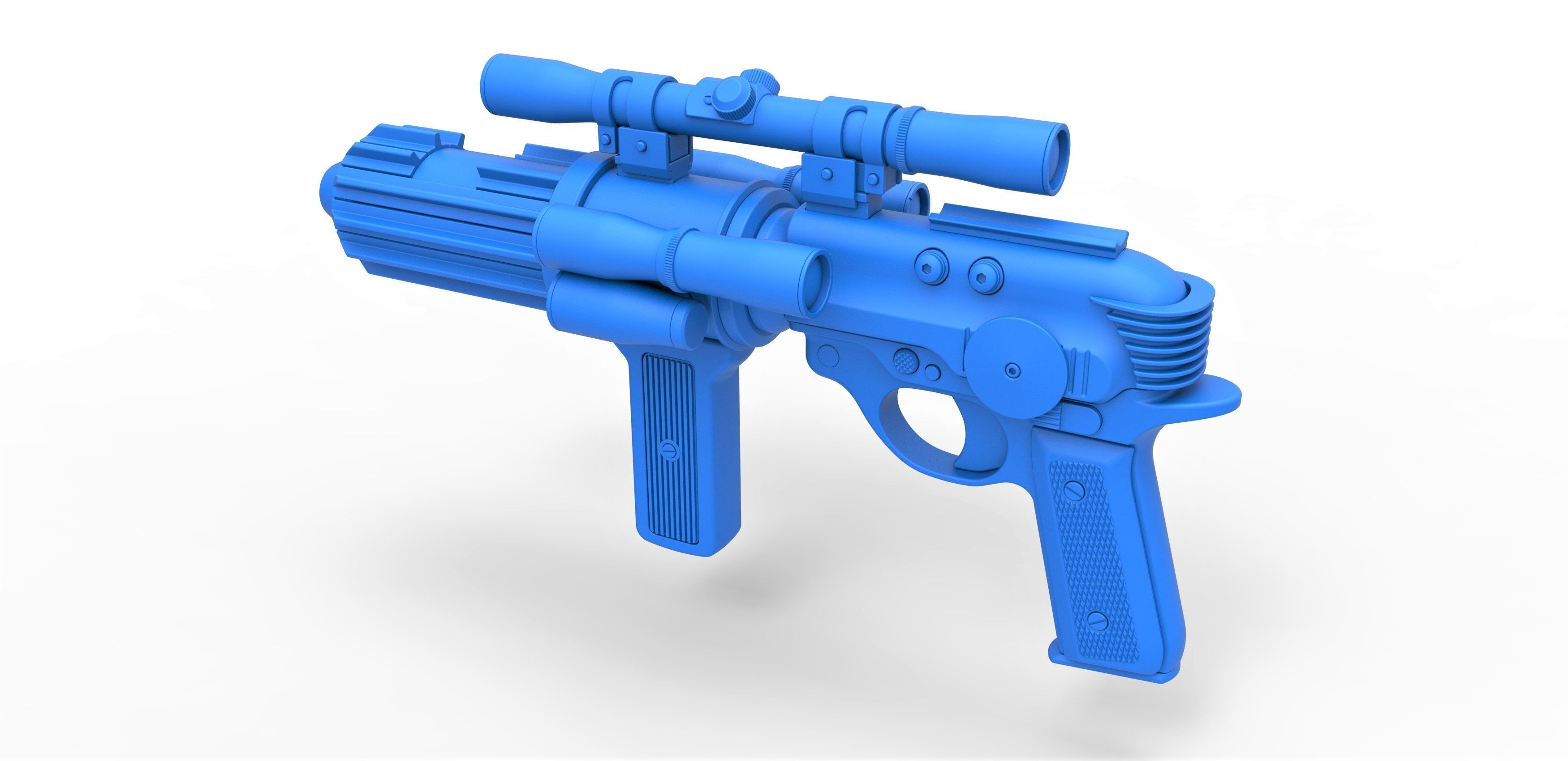 Carbine Rifle EE-4 from the game Star Wars Battlefront 3D model_20