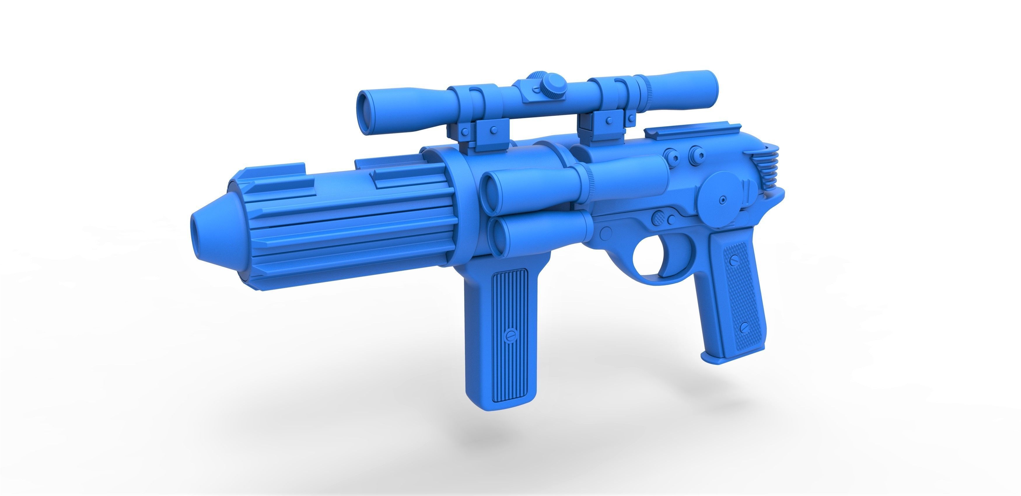 Carbine Rifle EE-4 from the game Star Wars Battlefront 3D model_12