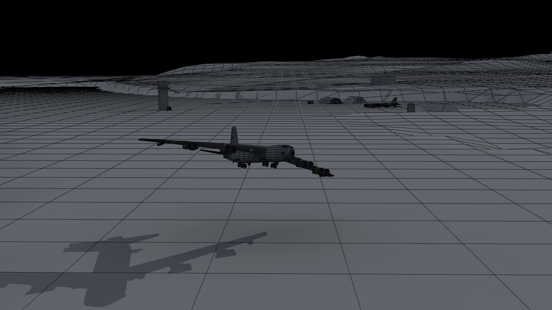 Island Naval Base Low-poly 3D model_41