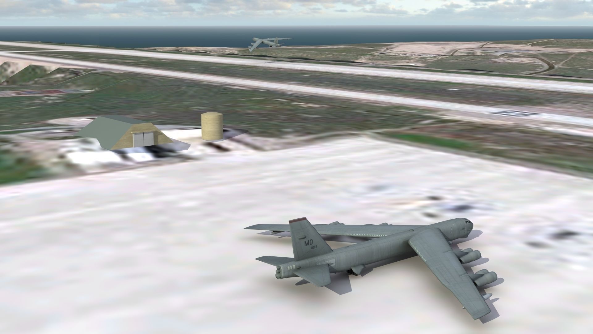 Island Naval Base Low-poly 3D model_18