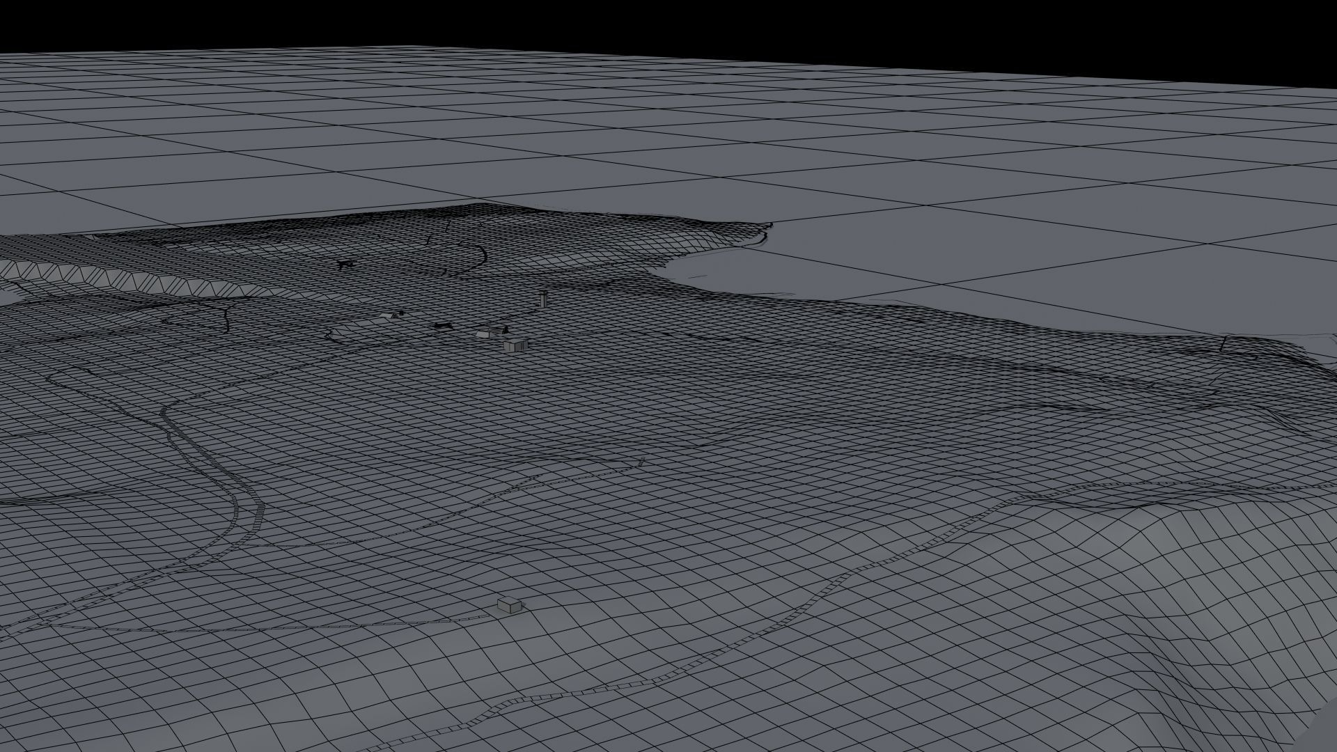 Island Naval Base Low-poly 3D model_32