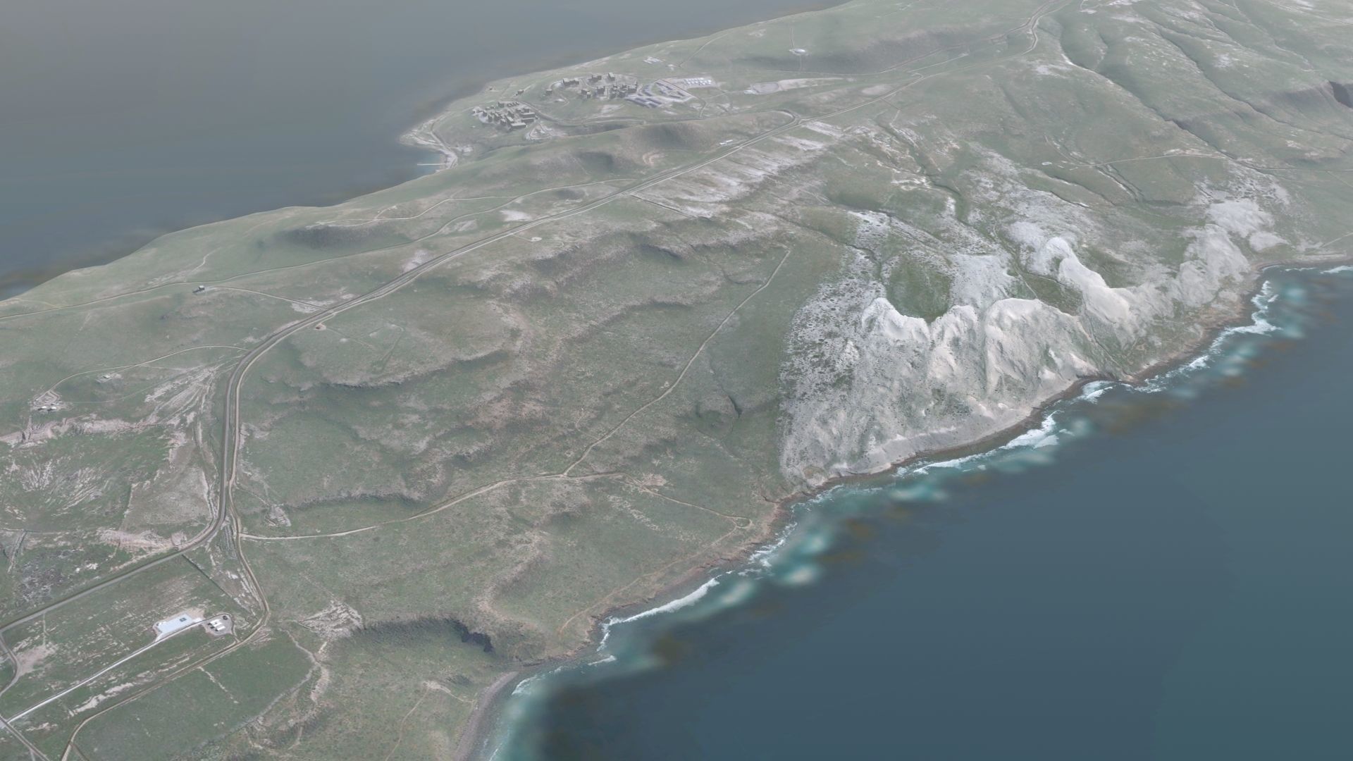 Island Naval Base Low-poly 3D model_10