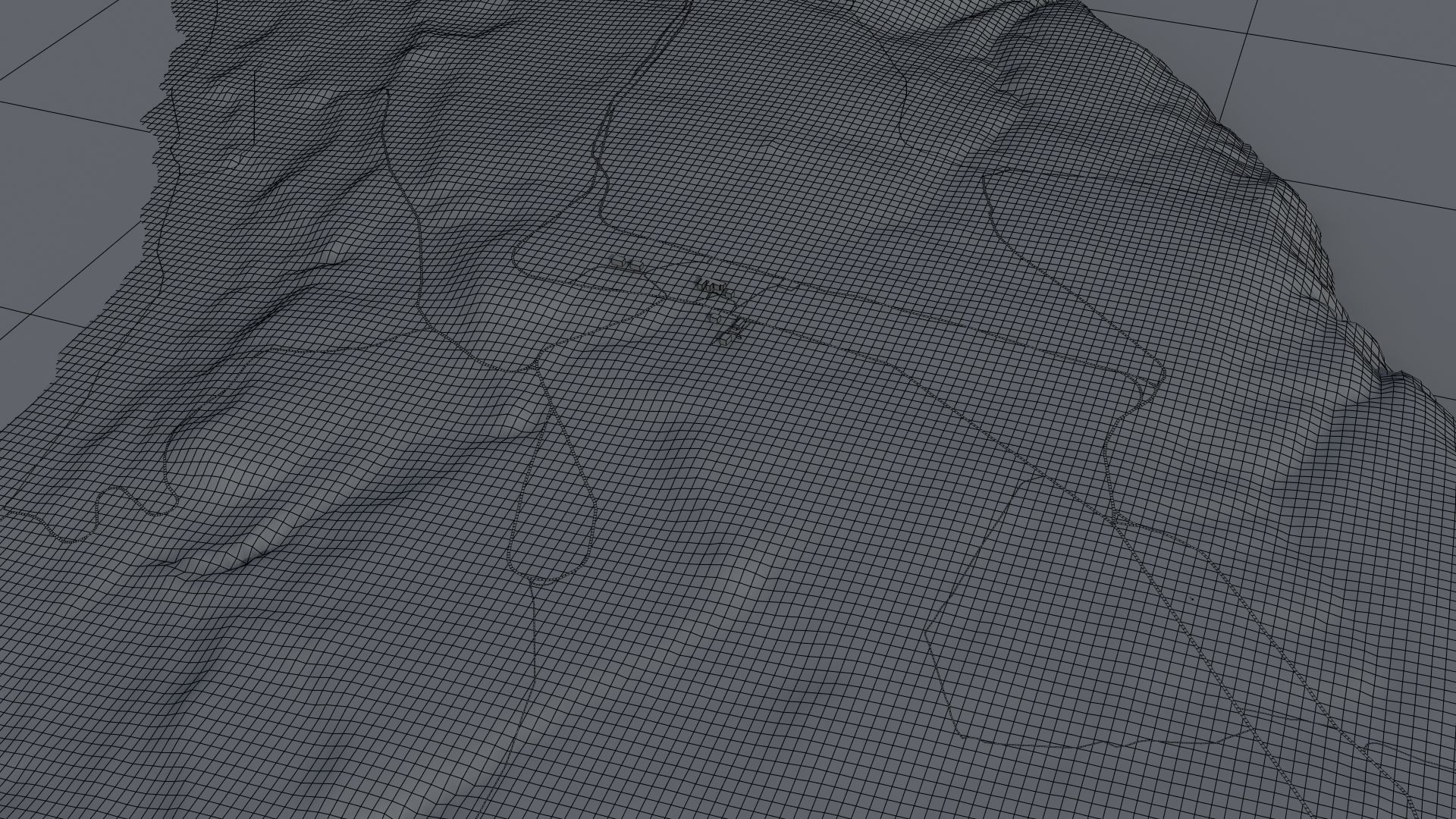 Island Naval Base Low-poly 3D model_39