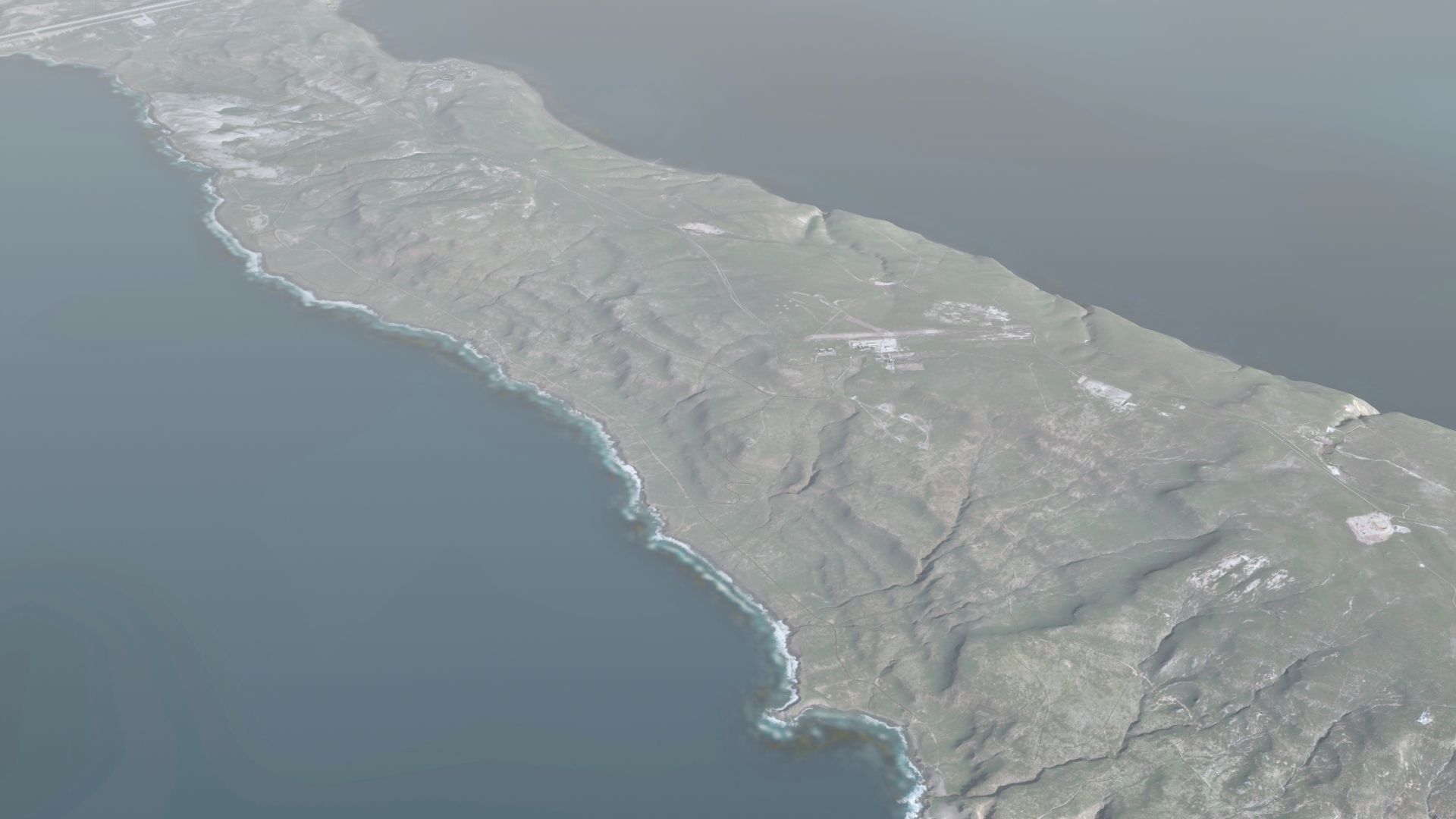 Island Naval Base Low-poly 3D model_17