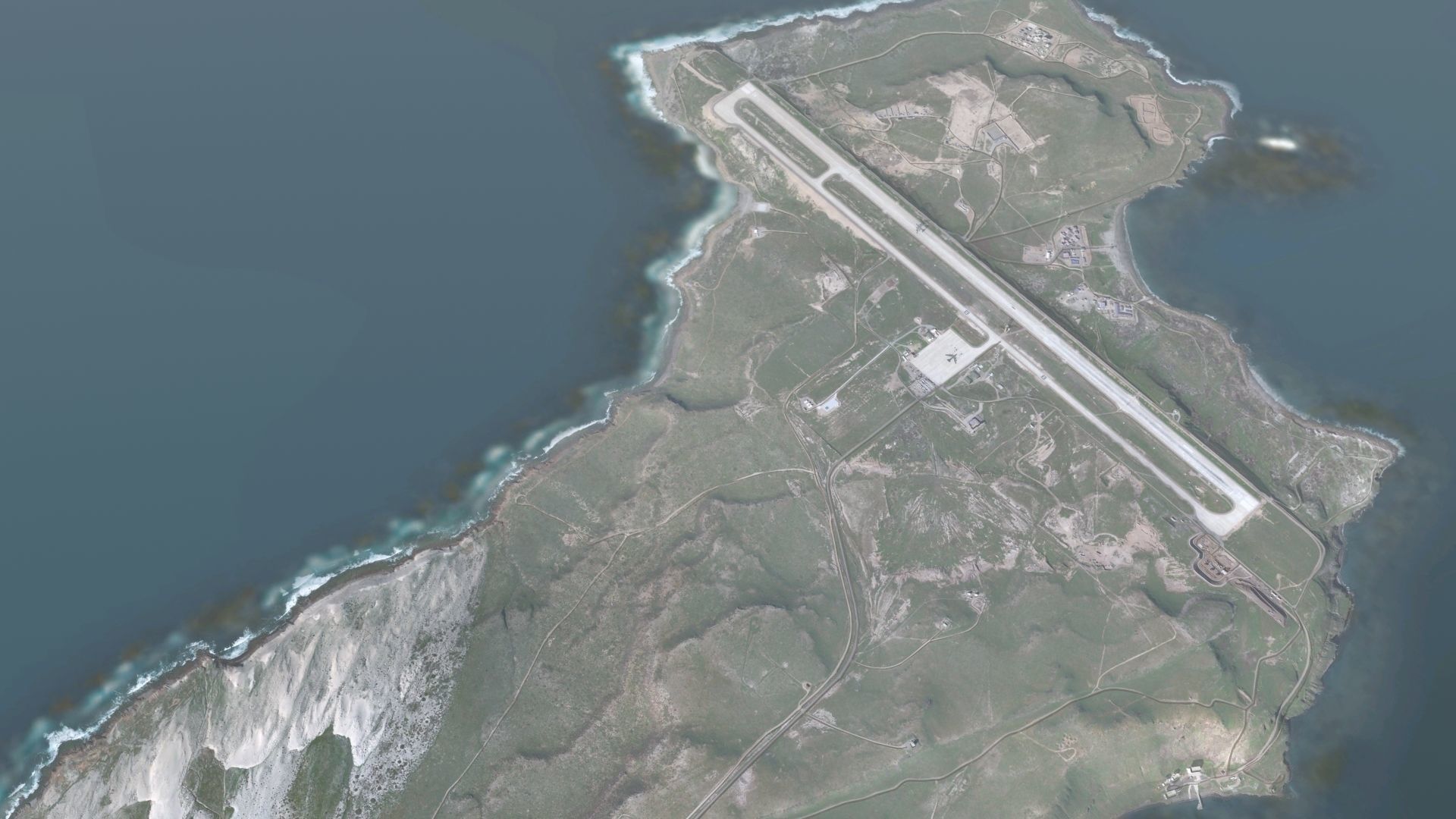 Island Naval Base Low-poly 3D model_7