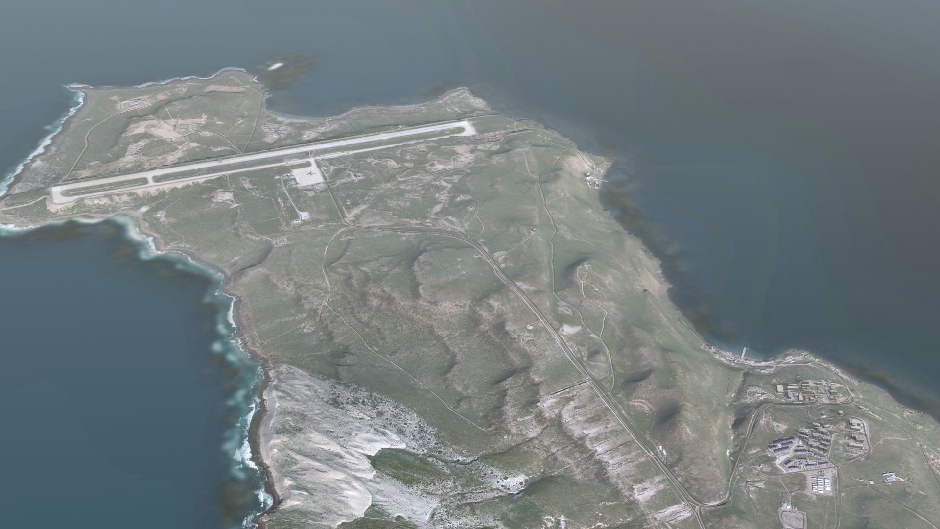 Island Naval Base Low-poly 3D model_21